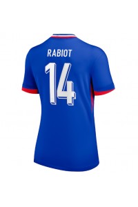 Frankrijk Adrien Rabiot #14 Voetbaltruitje Thuis tenue Dames EK 2024 Korte Mouw